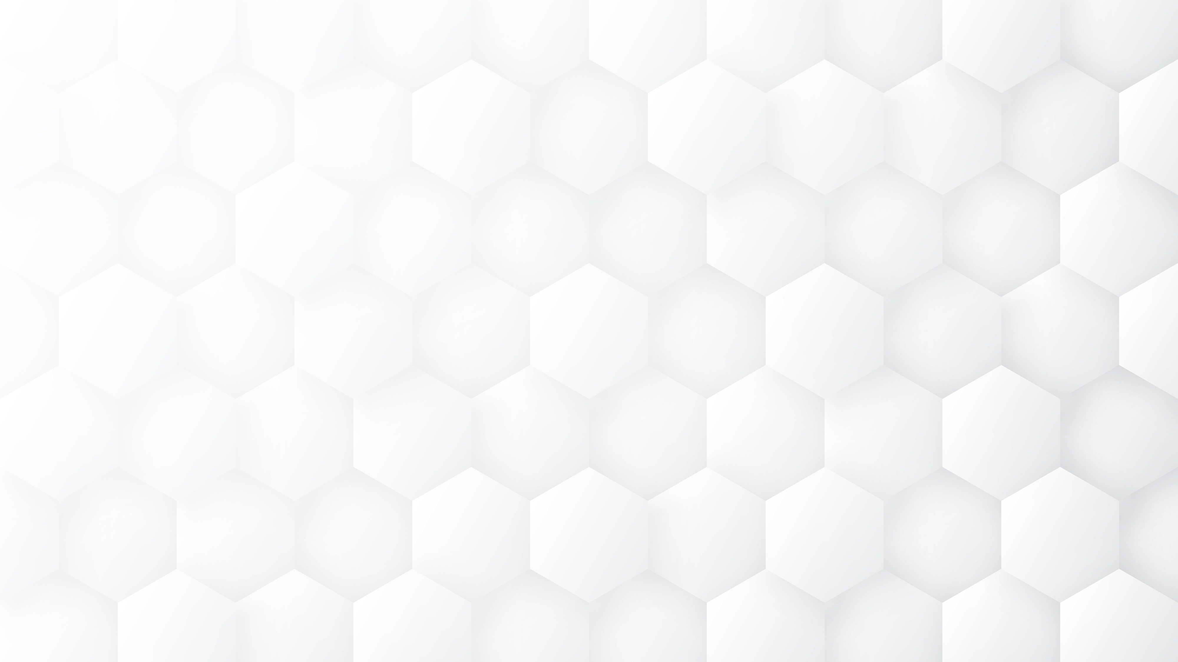 3D Hexagon Pattern Technology White Abstract Background